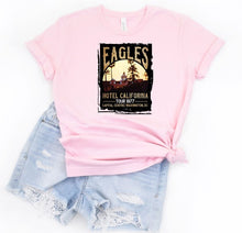 Load image into Gallery viewer, Eagles Hotel California Music Fest Tee