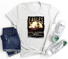 Load image into Gallery viewer, Eagles Hotel California Music Fest Tee