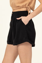 Load image into Gallery viewer, PLEATED CUFF HEM SHORTS