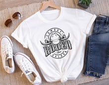 Load image into Gallery viewer, Cowboys Saloon Rodeo Show Graphic Boutique Tee