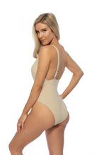 Load image into Gallery viewer, SHIMMER V-NECKLINE ONE PIECE SWIMSUIT