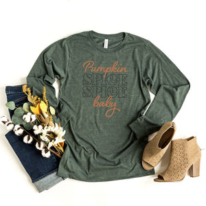 Pumpkin Spice Spice Baby Long Sleeve Graphic Tee