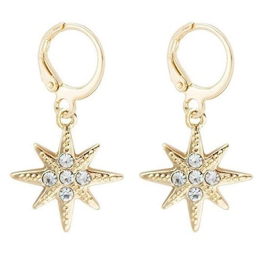 Star Dangle Earrings for Women