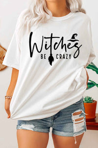 WITCHES HALLOWEEN GRAPHIC PLUS SIZE TEE / T SHIRT