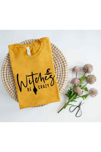 WITCHES HALLOWEEN GRAPHIC PLUS SIZE TEE / T SHIRT