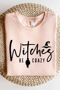 WITCHES HALLOWEEN GRAPHIC PLUS SIZE TEE / T SHIRT