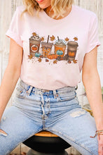 Load image into Gallery viewer, FALL PUMPKIN SPICE LATTE GRAPHIC TEE