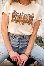 Load image into Gallery viewer, FALL PUMPKIN SPICE LATTE GRAPHIC TEE