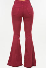 Load image into Gallery viewer, Bell Bottom Jean in Wine