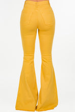 Load image into Gallery viewer, Bell Bottom Jean in Mustard