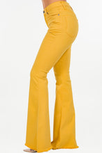 Load image into Gallery viewer, Bell Bottom Jean in Mustard