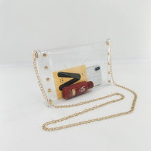 Load image into Gallery viewer, Clear Crossbody Clutch Bag