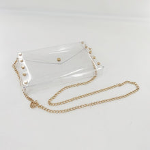 Load image into Gallery viewer, Clear Crossbody Clutch Bag