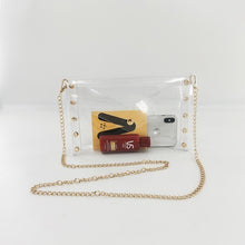 Load image into Gallery viewer, Clear Crossbody Clutch Bag