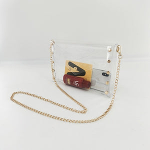 Clear Crossbody Clutch Bag