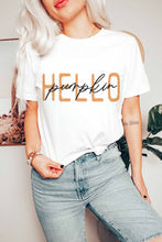 Load image into Gallery viewer, HELLO PUMPKIN GRAPHIC TEE