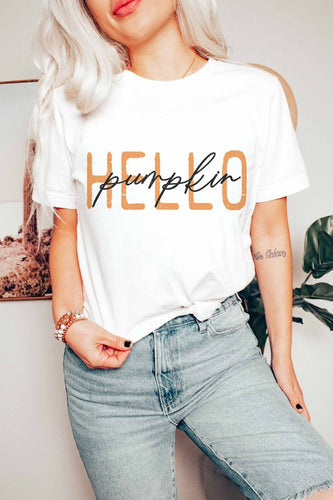 HELLO PUMPKIN GRAPHIC TEE