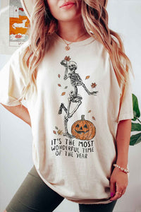 WONDERFUL FALL GRAPHIC T SHIRT PLUS SIZE