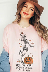 WONDERFUL FALL GRAPHIC T SHIRT PLUS SIZE