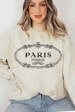 Load image into Gallery viewer, PARIS FRANCE GRAPHIC SWEATSHIRT PLUS SIZE