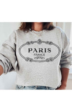 Load image into Gallery viewer, PARIS FRANCE GRAPHIC SWEATSHIRT PLUS SIZE