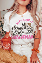 Load image into Gallery viewer, HAVE A HOLLY DOLLY CHRISTMAS GRAPHIC TEE