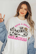 Load image into Gallery viewer, HAVE A HOLLY DOLLY CHRISTMAS GRAPHIC TEE