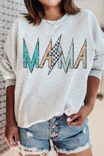 Load image into Gallery viewer, CHECKER LIGHTNING MAMA GRAPHIC SWEATSHIRT