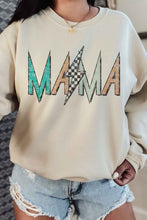 Load image into Gallery viewer, CHECKER LIGHTNING MAMA GRAPHIC SWEATSHIRT