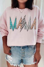 Load image into Gallery viewer, CHECKER LIGHTNING MAMA GRAPHIC SWEATSHIRT