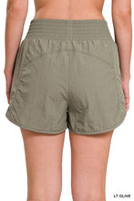 Load image into Gallery viewer, WINDBREAKER SMOCKED WAISTBAND RUNNING SHORTS