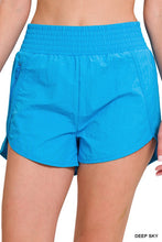 Load image into Gallery viewer, WINDBREAKER SMOCKED WAISTBAND RUNNING SHORTS