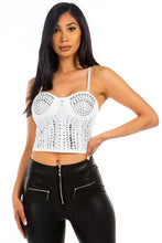 Load image into Gallery viewer, PARTY DRESS TOP WITH RHINESTONES