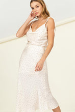 Load image into Gallery viewer, BY YOUR SIDE POLKA-DOT TOP AND MIDI SKIRT SET