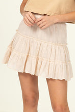 Load image into Gallery viewer, FOREVER CLASSY HIGH WAIST TIERED MINI SKIRT