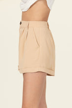 Load image into Gallery viewer, PLEATED CUFF HEM SHORTS