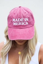 Load image into Gallery viewer, Made in Merica VintageWashed Baseball Cap