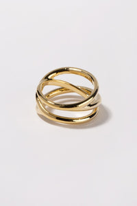 Architecture ring   gold