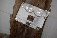 Load image into Gallery viewer, Upcycled Maxine White Tooled Bag