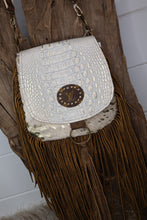 Load image into Gallery viewer, Upcycled Tonya Croc Tooled Bag