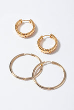 Load image into Gallery viewer, Classic hoop earring set