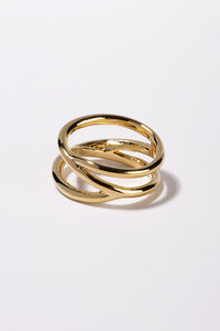 Architecture ring   gold