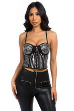 Load image into Gallery viewer, PARTY DRESS TOP WITH RHINESTONES