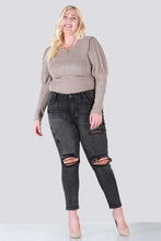 Load image into Gallery viewer, PLUS SIZE SKINNY WITH DESTROY