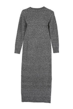 Load image into Gallery viewer, V neck sweater maxi dress