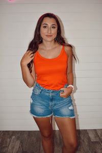 Afternoon in Siesta Red Tank