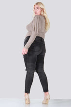 Load image into Gallery viewer, PLUS SIZE SKINNY WITH DESTROY