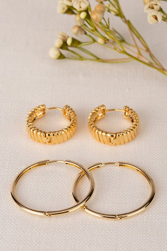 Classic hoop earring set