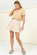 Load image into Gallery viewer, FOREVER CLASSY HIGH WAIST TIERED MINI SKIRT