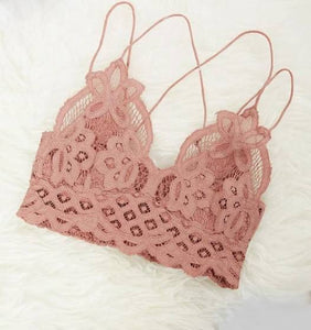 Free Me Bralette- Dusty Pink